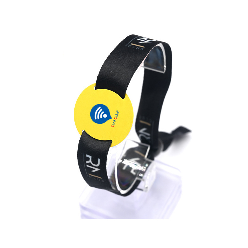 RFID织唛腕带批发生产织唛手环定制工厂智能腕带厂家