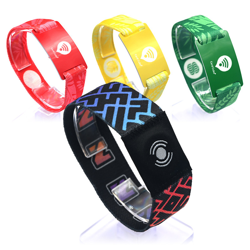 RFID松紧腕带NFC户外运动松紧腕带RFID松紧手环工厂3