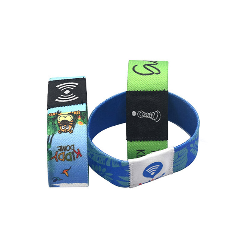 RFID松紧腕带聚会派对松紧腕带NFC松紧手环定做厂家