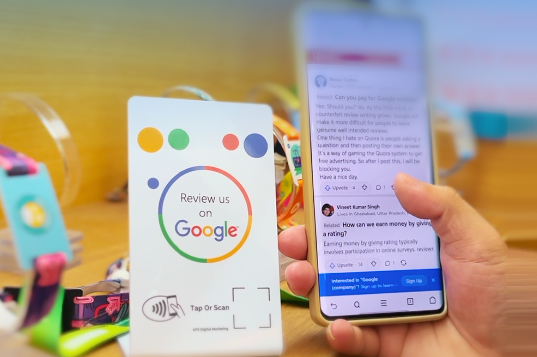 卡立方集团RFID智能卡工厂专业定制NFC谷歌评论卡 NFC评论卡