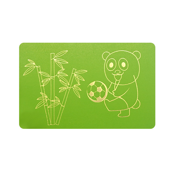 NFC拉丝金拉丝银浮雕工艺智能卡定制