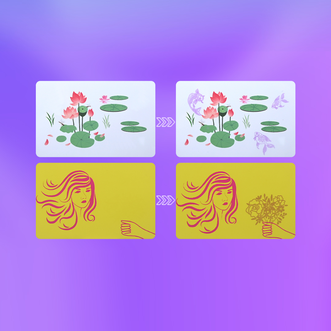 NFC光变智能卡NFC遇紫外线变色智能卡2