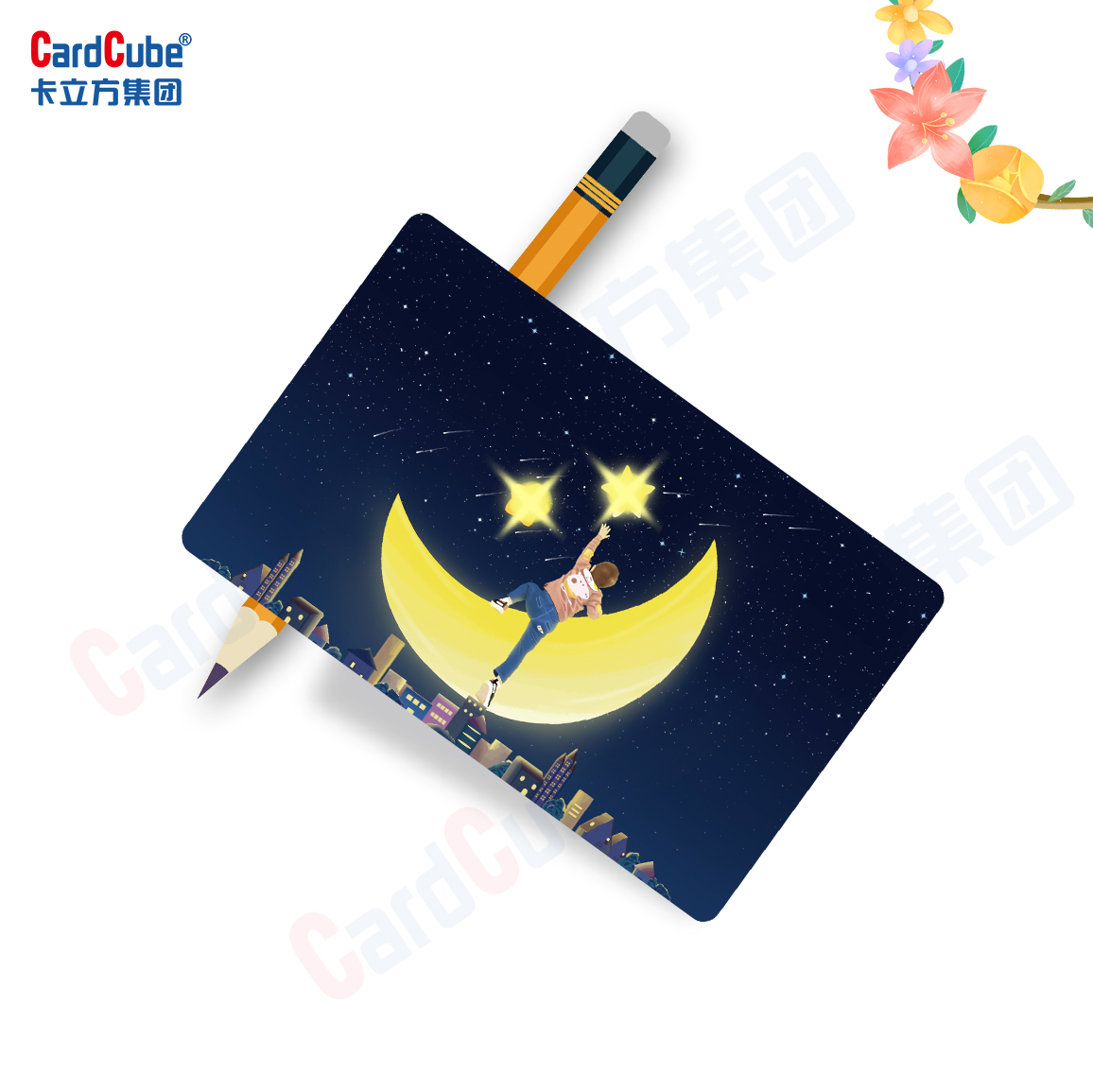 NFC灯卡NFC感应发光PVC灯卡3