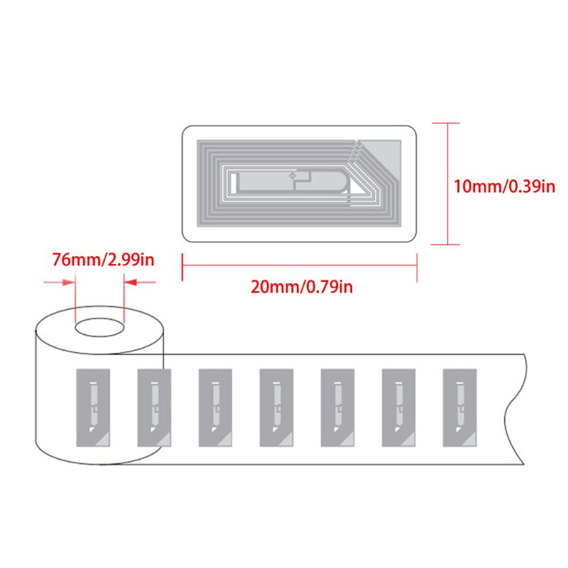 HF高频UHF超高频NFC电子标签仓储物流追踪管理标签3